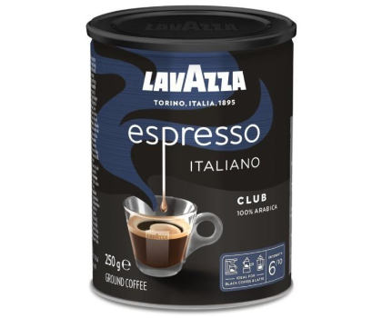 Kawa i herbata LAVAZZA Club Espresso kawa mielona 250 g puszka